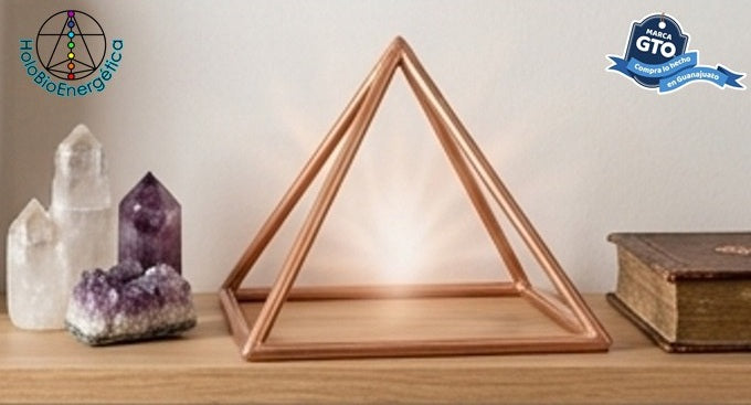 Piramide De Cobre 25 Cm X 25 Cm X 20 Cm Energia Piramidal