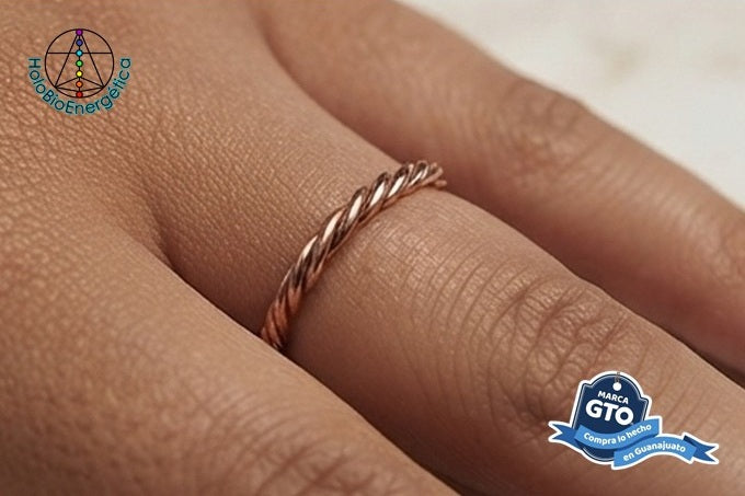 Anillo De Cobre Unitalla Ajustable