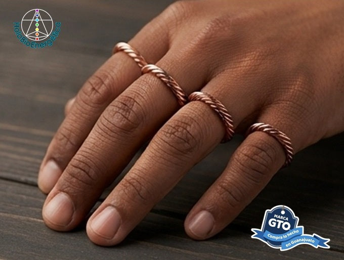 Anillo De Cobre Unitalla Ajustable