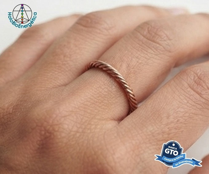 Anillo De Cobre Unitalla Ajustable