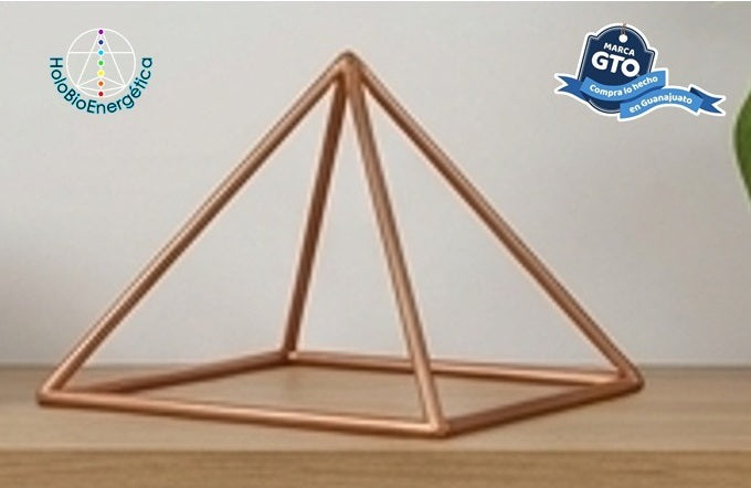 Piramide De Cobre 25 Cm X 25 Cm X 20 Cm Energia Piramidal