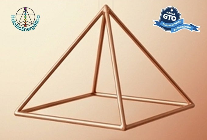 Piramide De Cobre 25 Cm X 25 Cm X 20 Cm Energia Piramidal