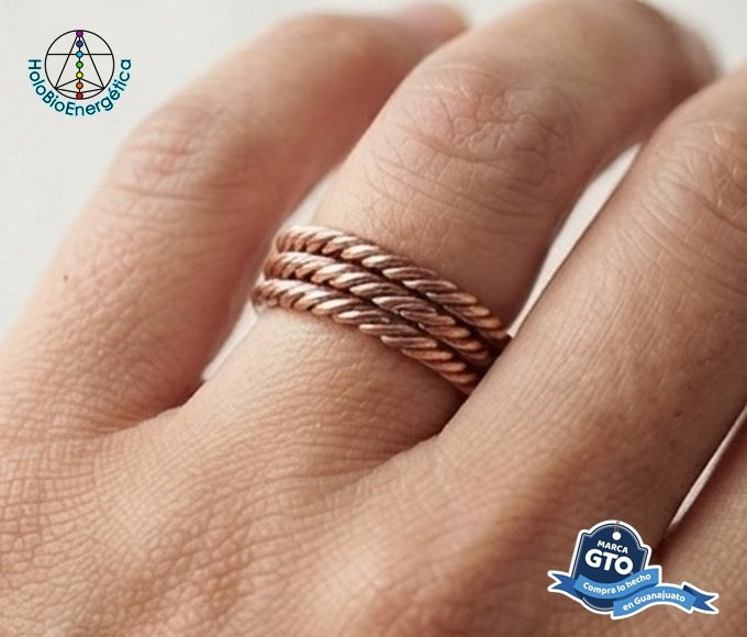 Anillo De Cobre Unitalla Ajustable