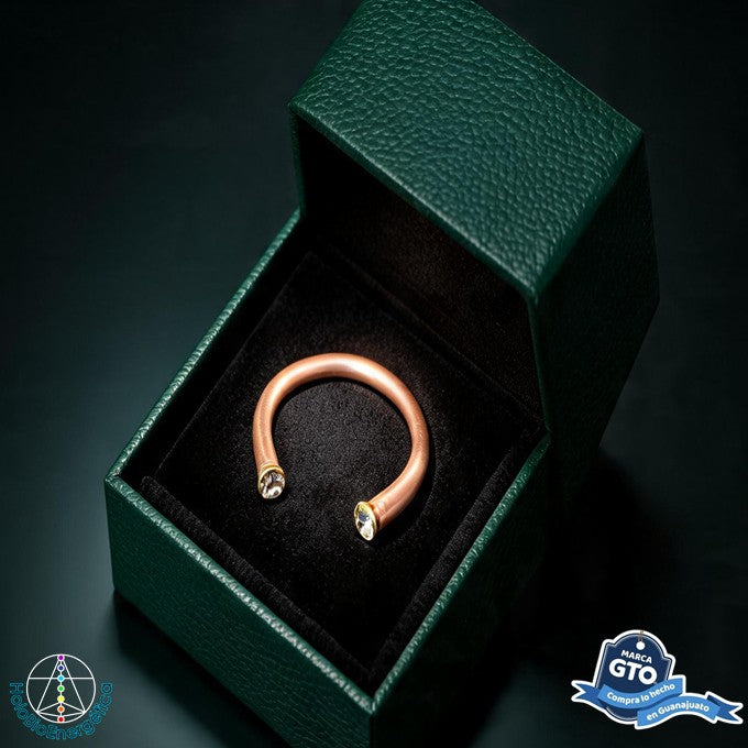 Pulsera Brazalete De Cobre Para Mujer 16 Cm