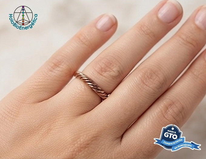 Anillo De Cobre Unitalla Ajustable