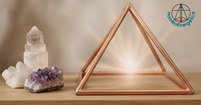 Piramide De Cobre 25 Cm X 25 Cm X 20 Cm Energia Piramidal
