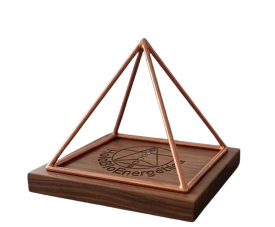 Piramide De Cobre 25 Cm X 25 Cm X 20 Cm Energia Piramidal