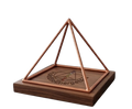 Piramide De Cobre 25 Cm X 25 Cm X 20 Cm Energia Piramidal